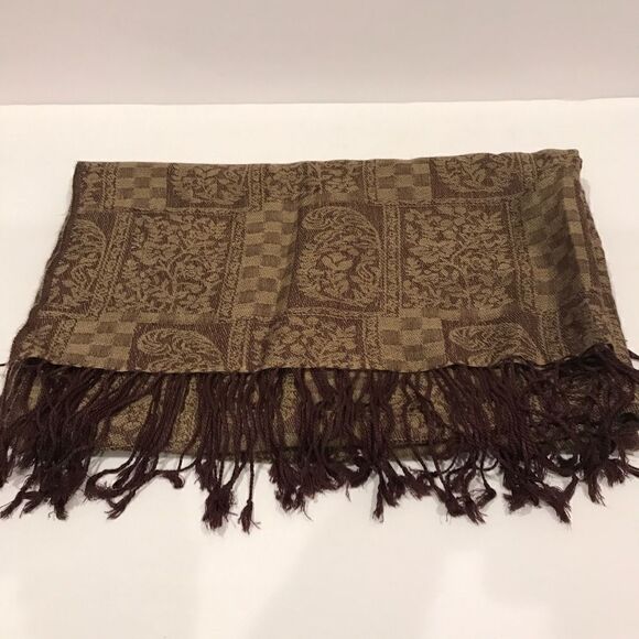 Pashmina Scarf/Shawl Bronze   - Picture 1 of 3